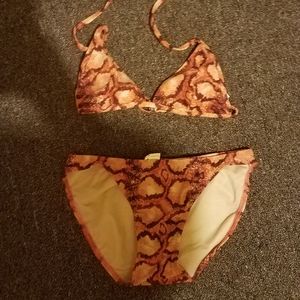 shape fx size 6 snakeskin bikini